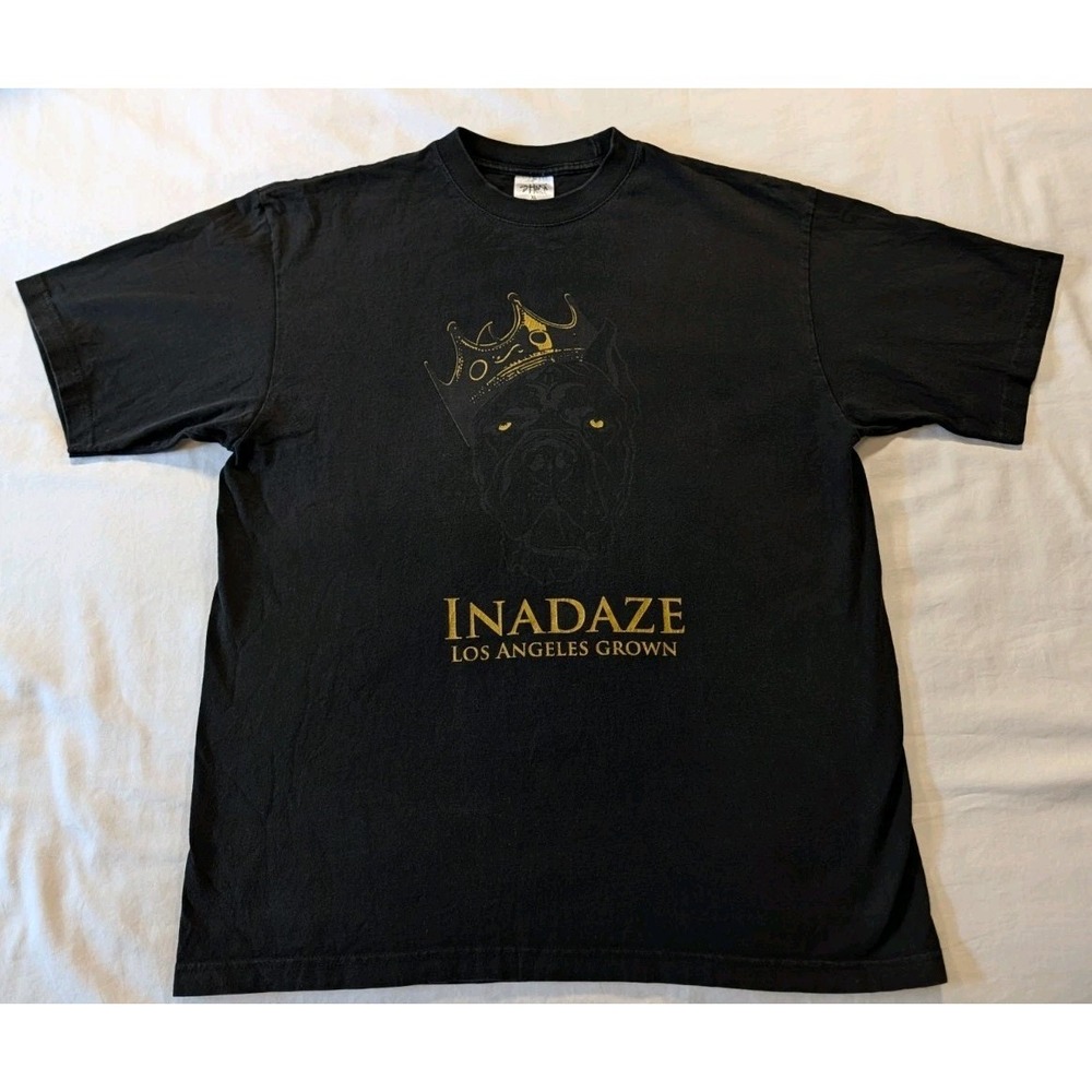 Shaka Wear Super Max Heavyweight T-Shirt XL Black INADAZE Cane Corso Crown LA